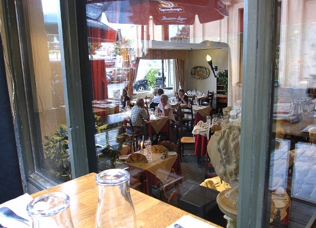 restaurant in the city center