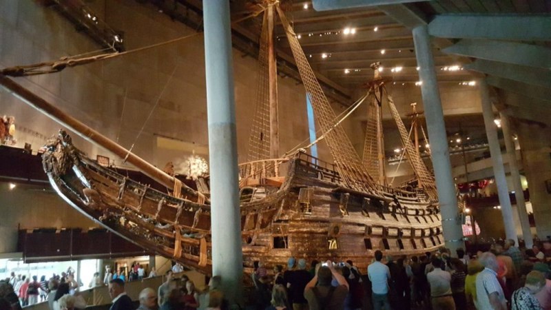 Inside Vasa Museum