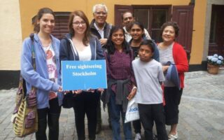 Free walking-restaurants in Stockholm